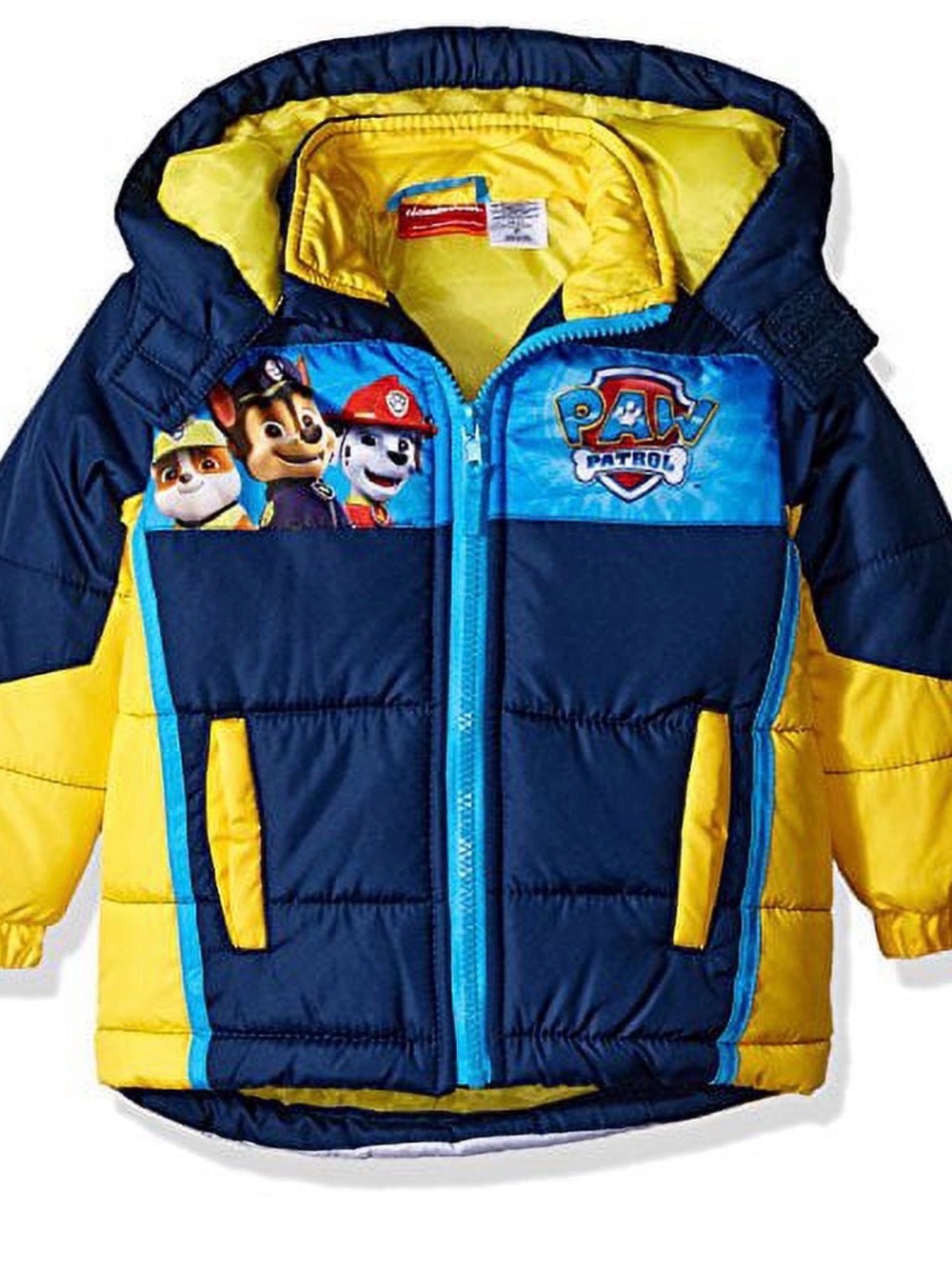 PAW Patrol Kids Navy & Yellow Puffer Jacket